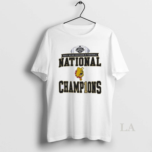 Original Ferris State Bulldogs 2025 Ncaa Dii Football National Champions T-Shirts, Hoodie, Sweatshirt | InkThreadWorks.com