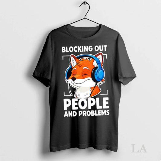 Original Fox Introvert Blocking Out People And Problems Cute