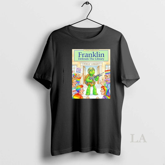 Original Franklin Defends The Library T-Shirts, Hoodie, Sweatshirt | InkThreadWorks.com
