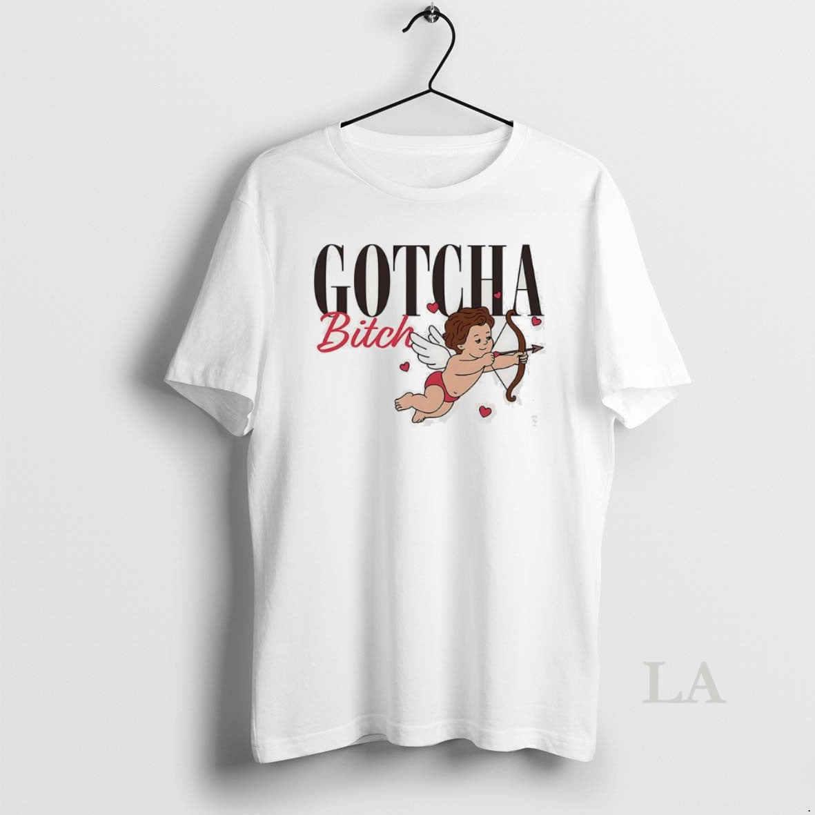 Original Gotcha Bitch Cupid God Of Love Roman Mythology T-Shirts, Hoodie, Sweatshirt | InkThreadWorks.com