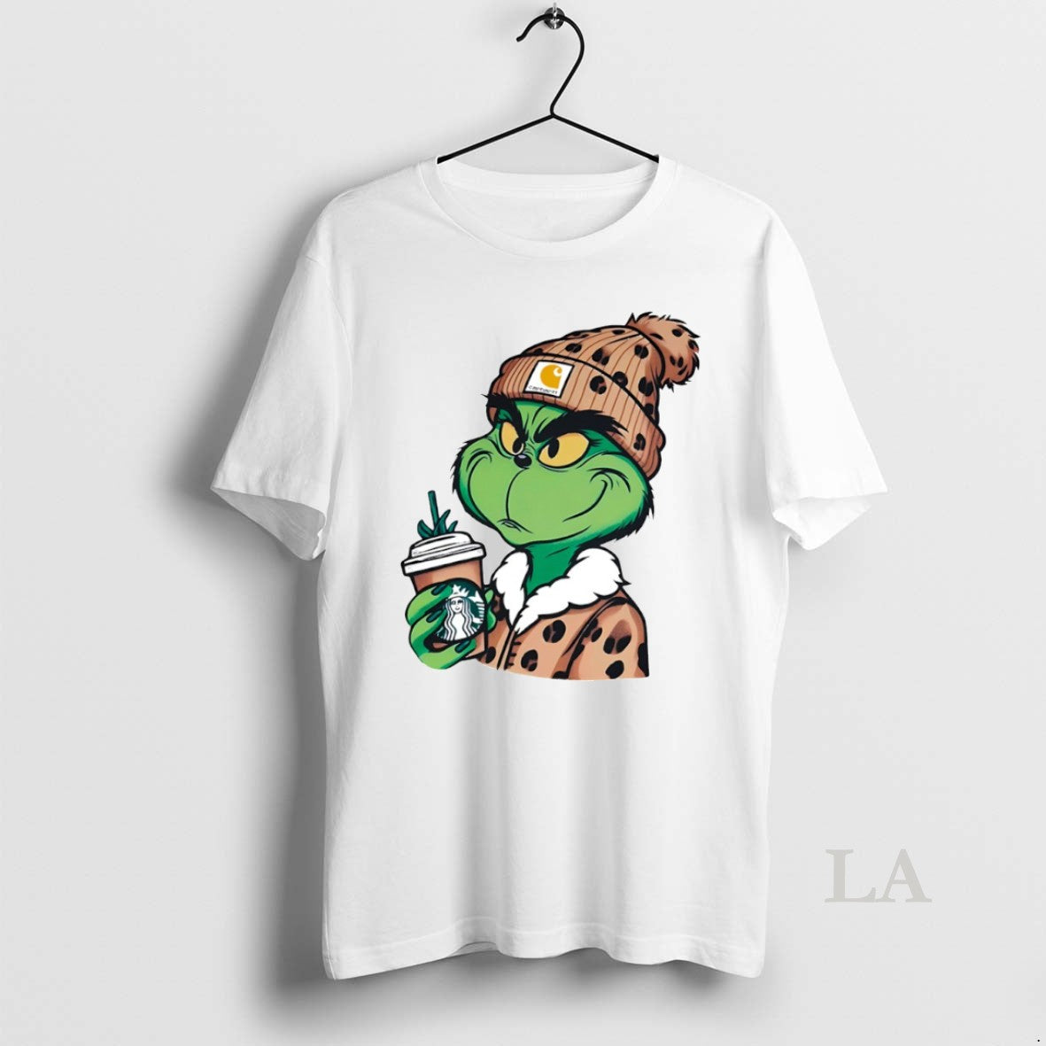 Original Grinch Drinking Starbucks Circle T-Shirts, Hoodie, Sweatshirt | InkThreadWorks.com