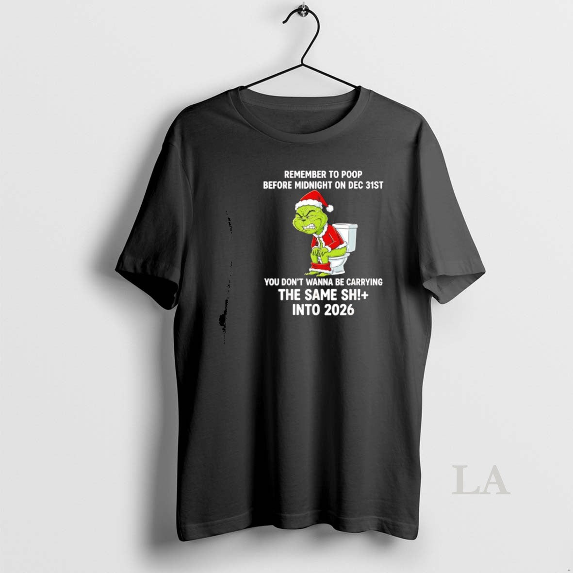 Original Grinch Remember To Poop Before Midnight On Dec 31st Quote T-Shirts, Hoodie, Sweatshirt | InkThreadWorks.com