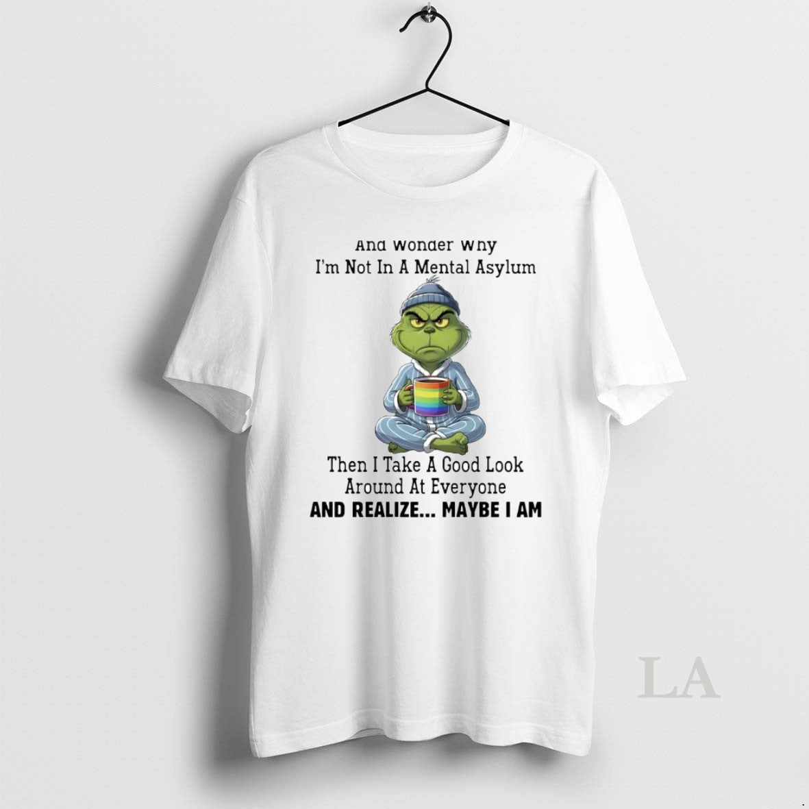 Original Grinch Sometimes I Sit Quietly And Realize Maybe I Am Christmas T-Shirts, Hoodie, Sweatshirt | InkThreadWorks.com