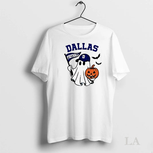 Original Halloween Ghost Dallas Cowboys Football Flag Pumpkin Ladies