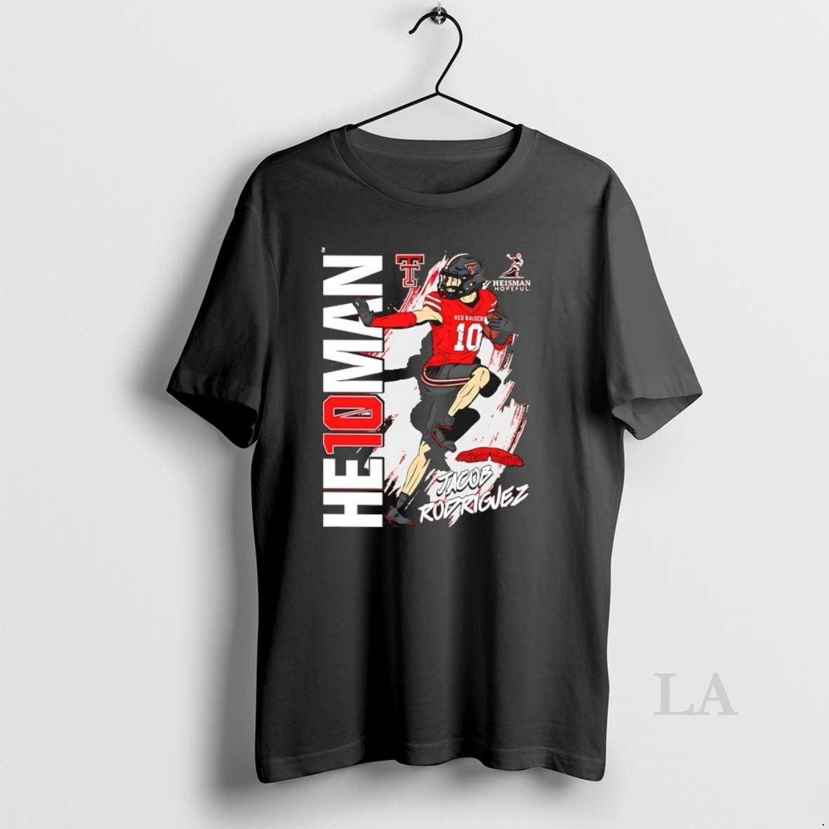 Original He10man Jacob Rodriguez Texas Tech Red Raiders Football T-Shirts, Hoodie, Sweatshirt | InkThreadWorks.com
