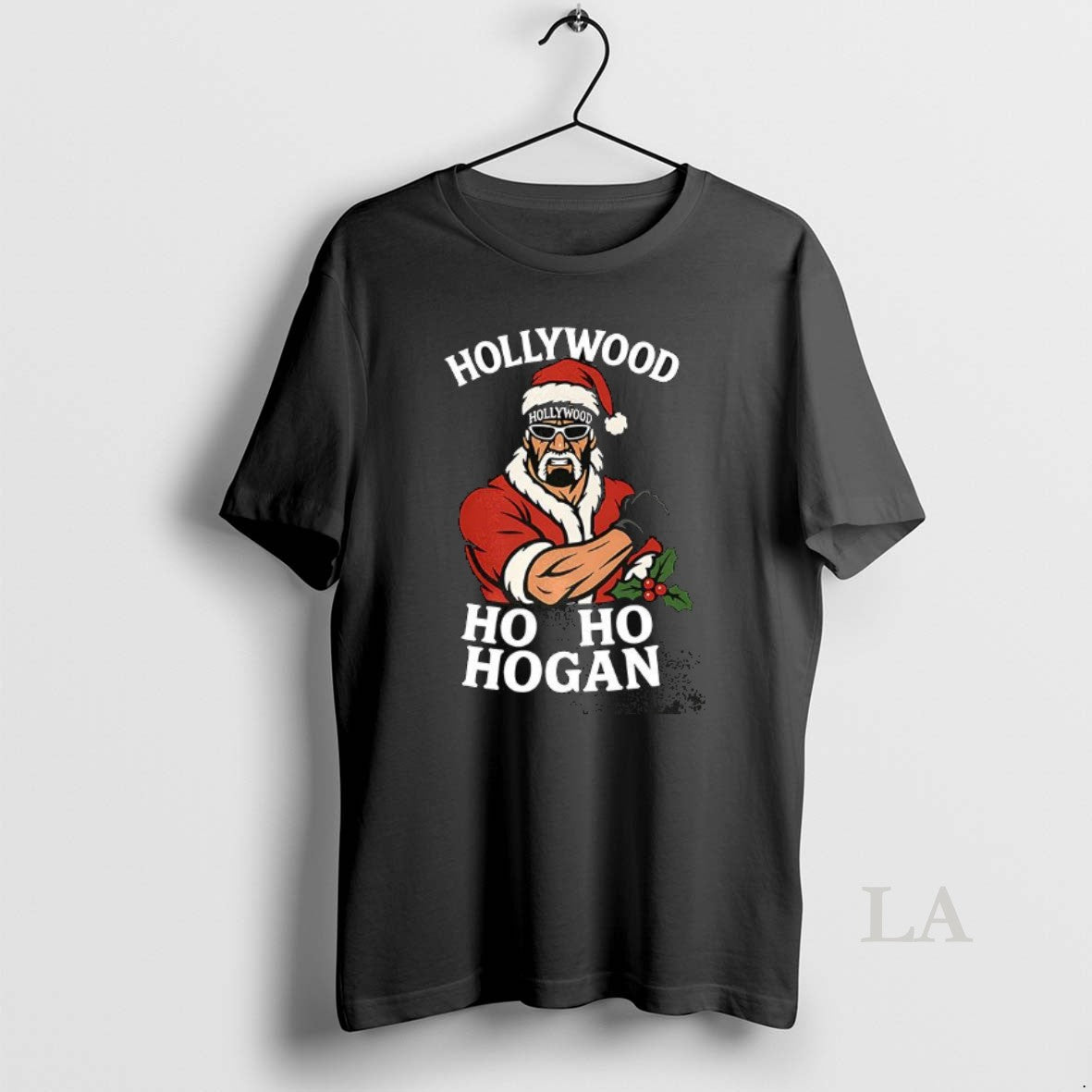Original Hollywood Ho Ho Hogan Merry Christmas Tribute T-Shirts, Hoodie, Sweatshirt | InkThreadWorks.com