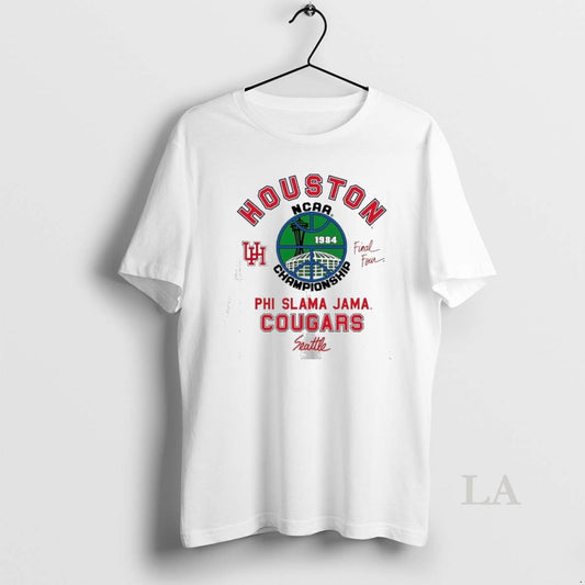 Original Houston Cougars Ncaa Phi Slama Jama 1984 Final Four
