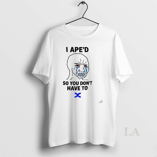 Original I Aped So You Dont Have To T-Shirts, Hoodie, Sweatshirt | InkThreadWorks.com