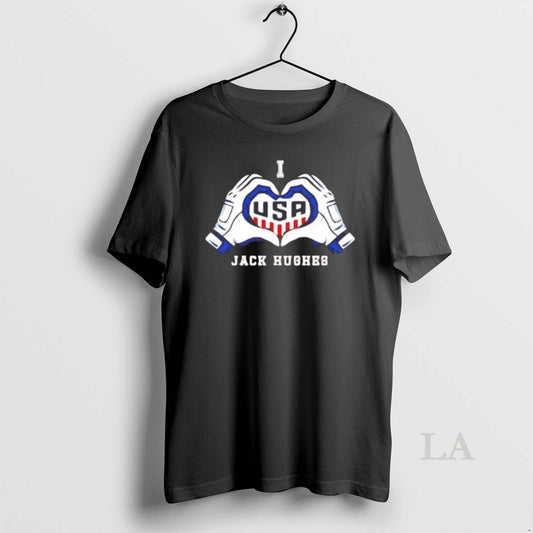 Original I Love Jack Hughes Winner Usa Hockey
