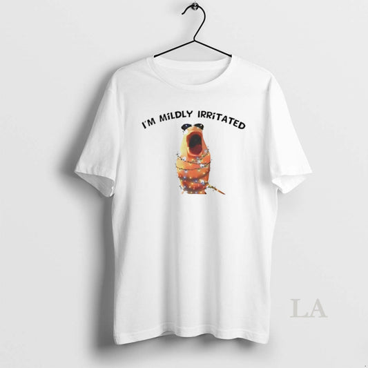Original Im Mildly Irritated Marcus The Worm Christmas T-Shirts, Hoodie, Sweatshirt | InkThreadWorks.com