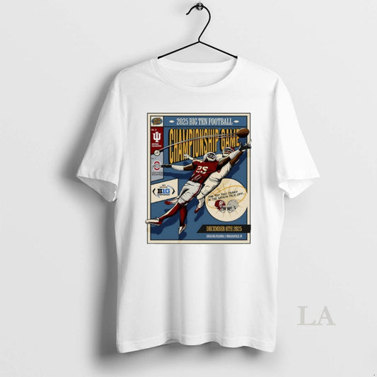 Original Indiana Football 2025 Big Ten Football Championship Game Vintage T-Shirts, Hoodie, Sweatshirt | InkThreadWorks.com