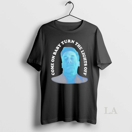 Original Jon Hamm Come On Baby Turn The Lights Off Dance Club Meme T-Shirts, Hoodie, Sweatshirt | InkThreadWorks.com