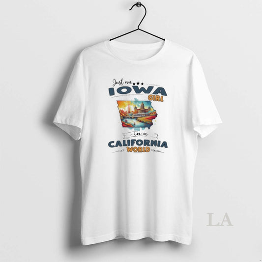 Original Just An Iowa Girl In A California World Retro