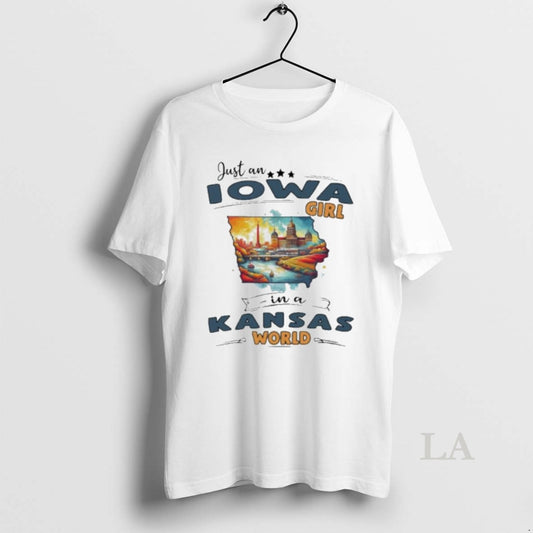 Original Just An Iowa Girl In A Kansas World Retro