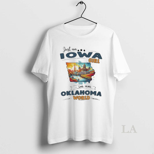 Original Just An Iowa Girl In An Oklahoma World Retro