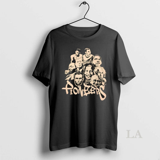 Original La The Pioneers Mlk Ali Lincoln Mandela Obama T-Shirts, Hoodie, Sweatshirt | InkThreadWorks.com