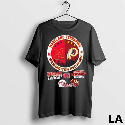 Original Maryland Terrapins Saturdays On Washington Redskins Sundays Skyline