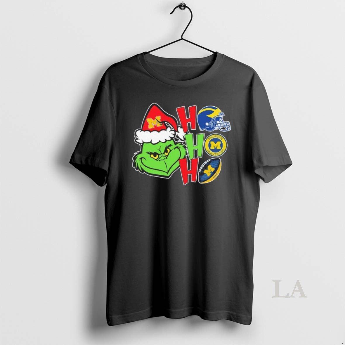 Original Michigan Grinch Ho Ho Ho Football T-Shirts, Hoodie, Sweatshirt | InkThreadWorks.com