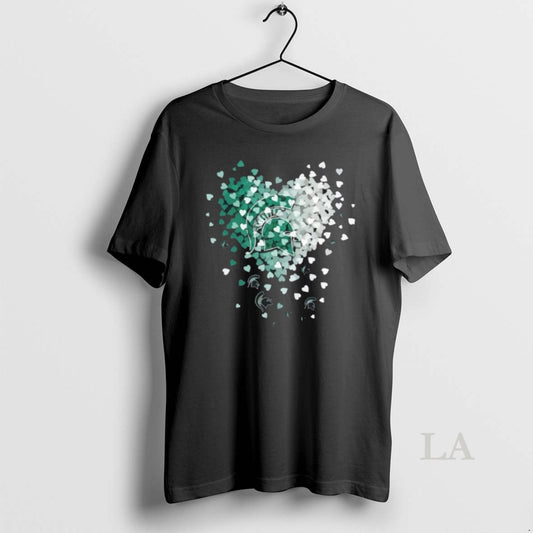 Original Michigan State Spartans Football Fans Hearts And Soul T-Shirts, Hoodie, Sweatshirt | InkThreadWorks.com