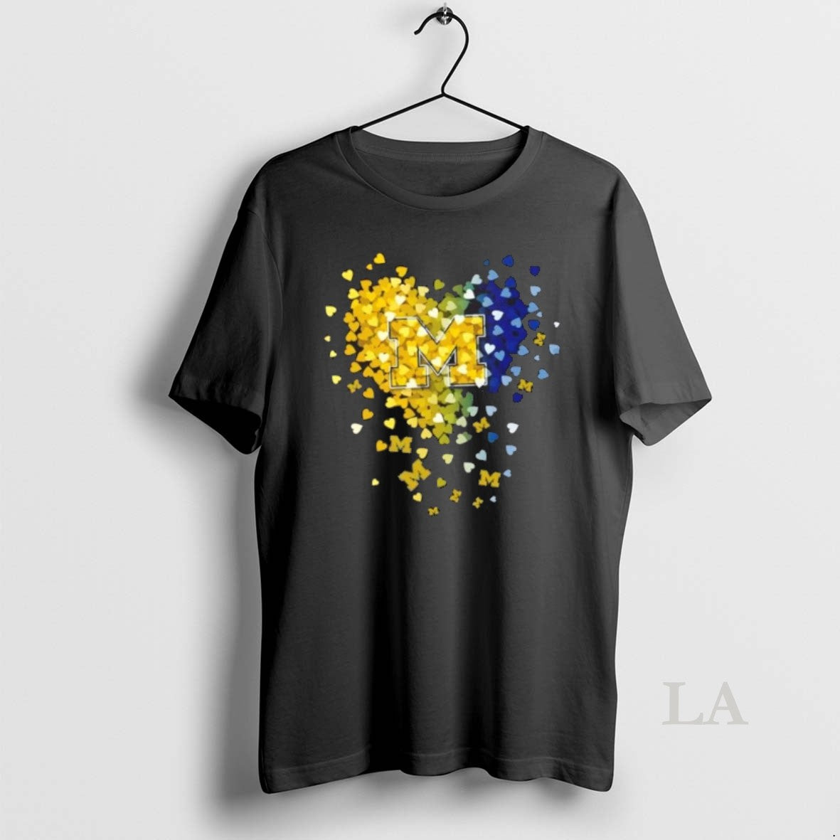 Original Michigan Wolverines Football Fans Hearts And Soul T-Shirts, Hoodie, Sweatshirt | InkThreadWorks.com