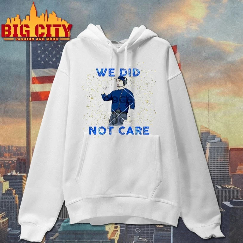 Original Mike Macdonald We Did Not Care Glitter T-Shirt