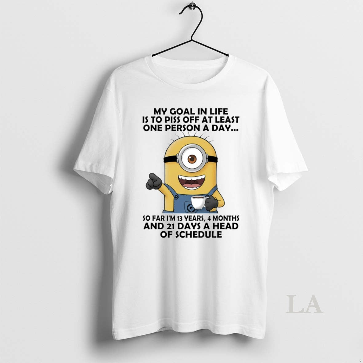 Original Minion My Goal In Life Is To Piss Off At Least One Person T-Shirts, Hoodie, Sweatshirt | InkThreadWorks.com