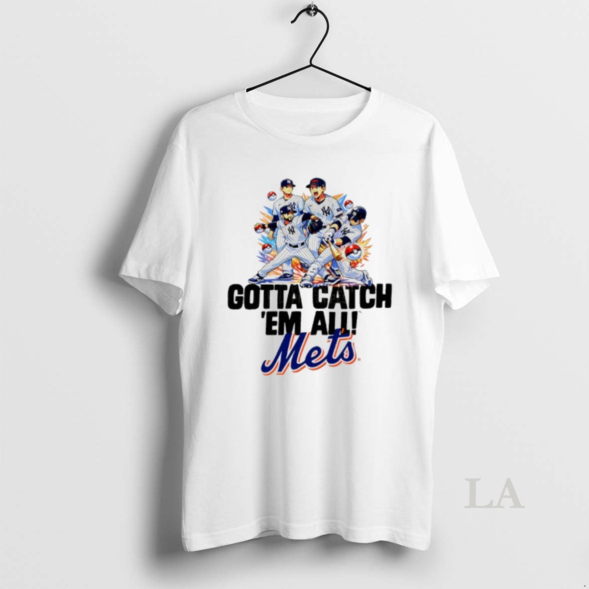 Original Ny Yankees Gotta Catch Em All Mets T-Shirts, Hoodie, Sweatshirt | InkThreadWorks.com