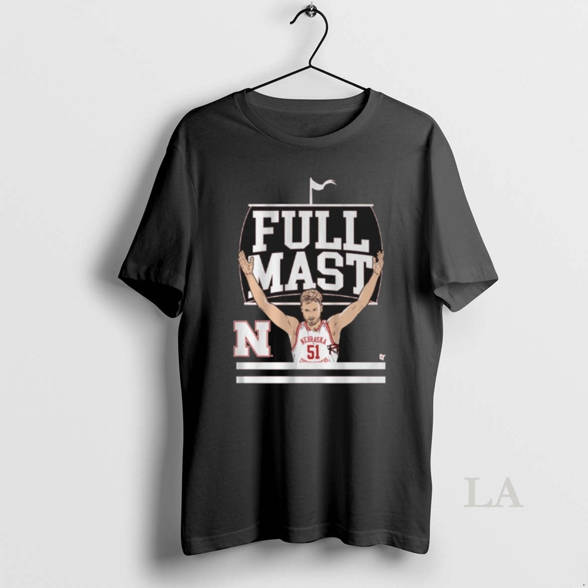 Original Nebraska Huskers Basketball Rienk Mast Full Mast Signature T-Shirts, Hoodie, Sweatshirt | InkThreadWorks.com