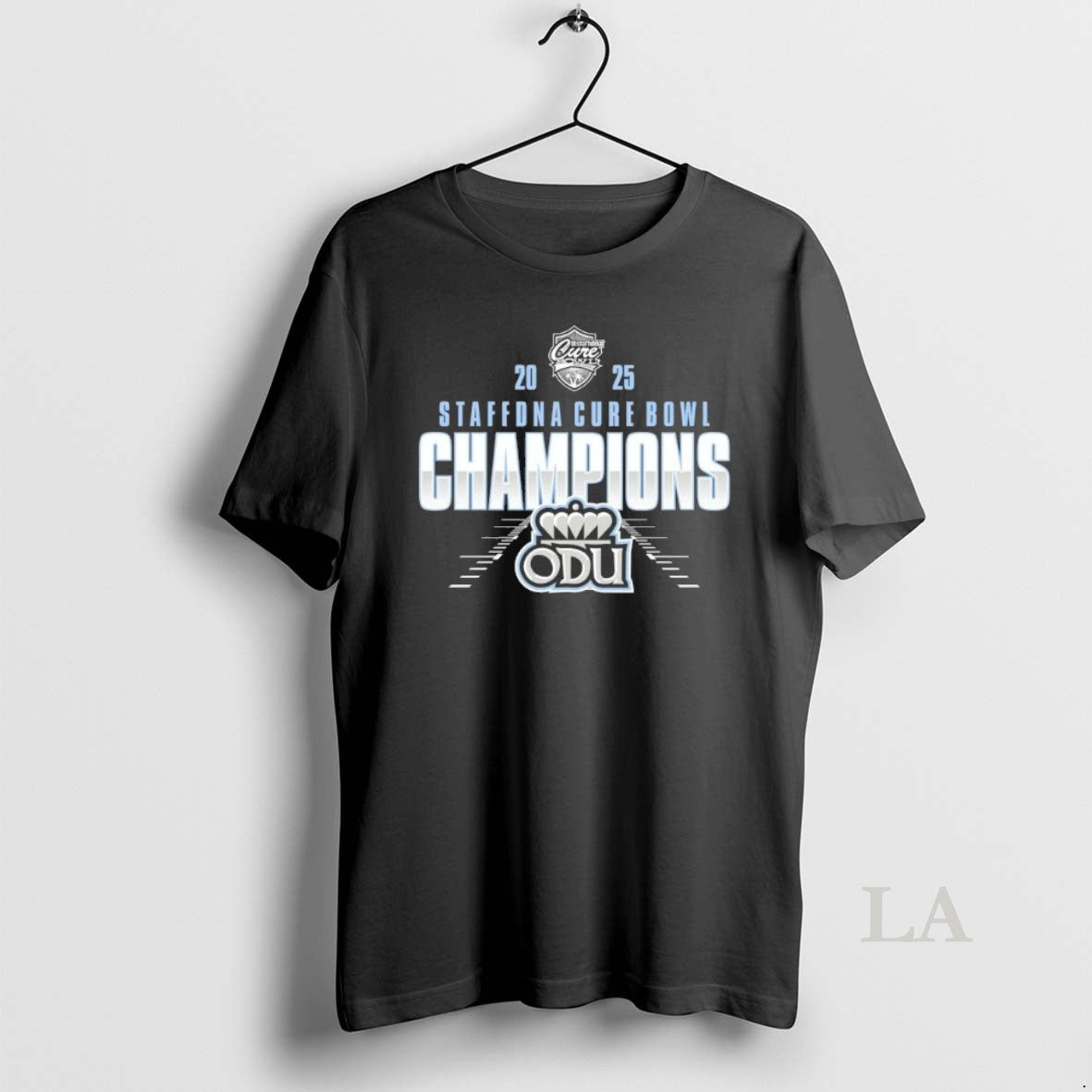 Original Old Dominion Monarchs 2025 Staffdna Cure Bowl Champions T-Shirts, Hoodie, Sweatshirt | InkThreadWorks.com