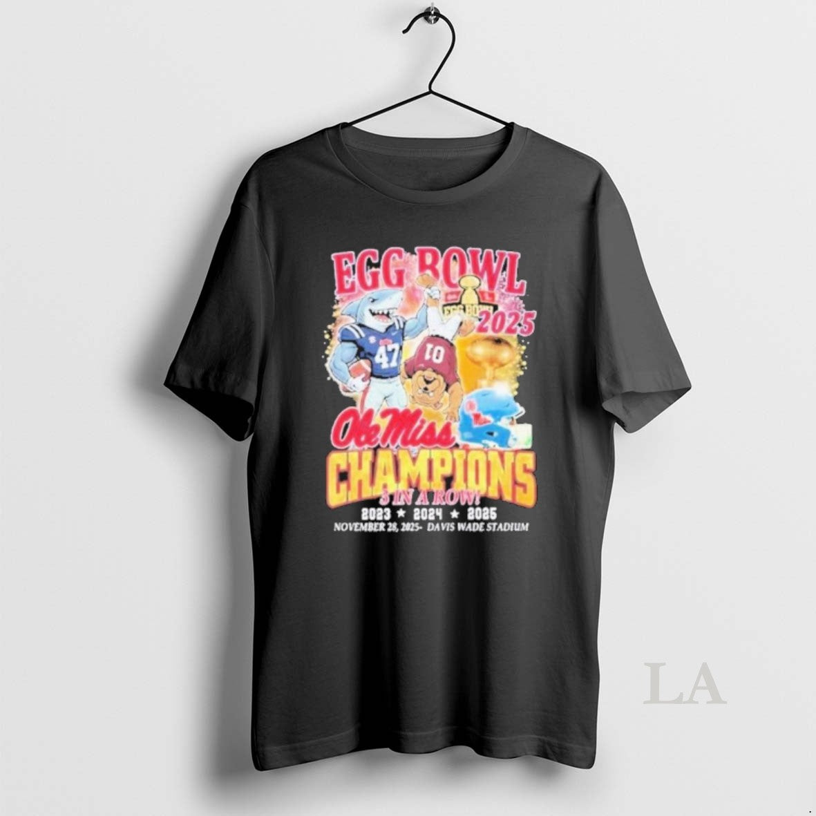 Original Ole Miss Mascot Beat Msu 3 In A Row Egg Bowl Champions T-Shirts, Hoodie, Sweatshirt | InkThreadWorks.com