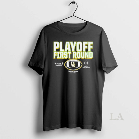 Original Oregon Football Ducks First Round Winner 2025 Cfp T-Shirts, Hoodie, Sweatshirt | InkThreadWorks.com