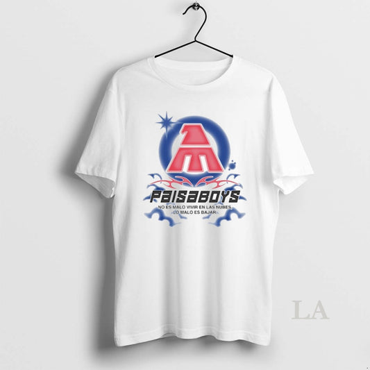 Original Paisaboys No Es Malo Vivir En Las Nubes Lo Malo Es Bajar T-Shirts, Hoodie, Sweatshirt | InkThreadWorks.com