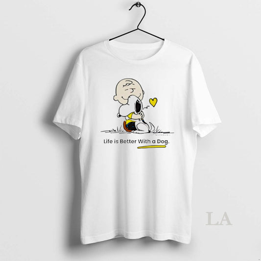 Original Peanuts Life Is Better With A Dog T-Shirts, Hoodie, Sweatshirt | InkThreadWorks.com