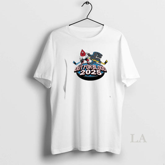 Original Quad City Storm Hockey Out For Blood 2025 Mascot T-Shirts, Hoodie, Sweatshirt | InkThreadWorks.com
