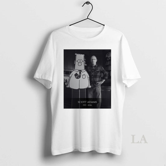 Original Rip Scott Adams Adams Has Died At Age 68 1957 2026 T-Shirts, Hoodie, Sweatshirt | InkThreadWorks.com