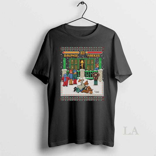 Original Ralphie Ko Farkus Ugly Christmas T-Shirts, Hoodie, Sweatshirt | InkThreadWorks.com