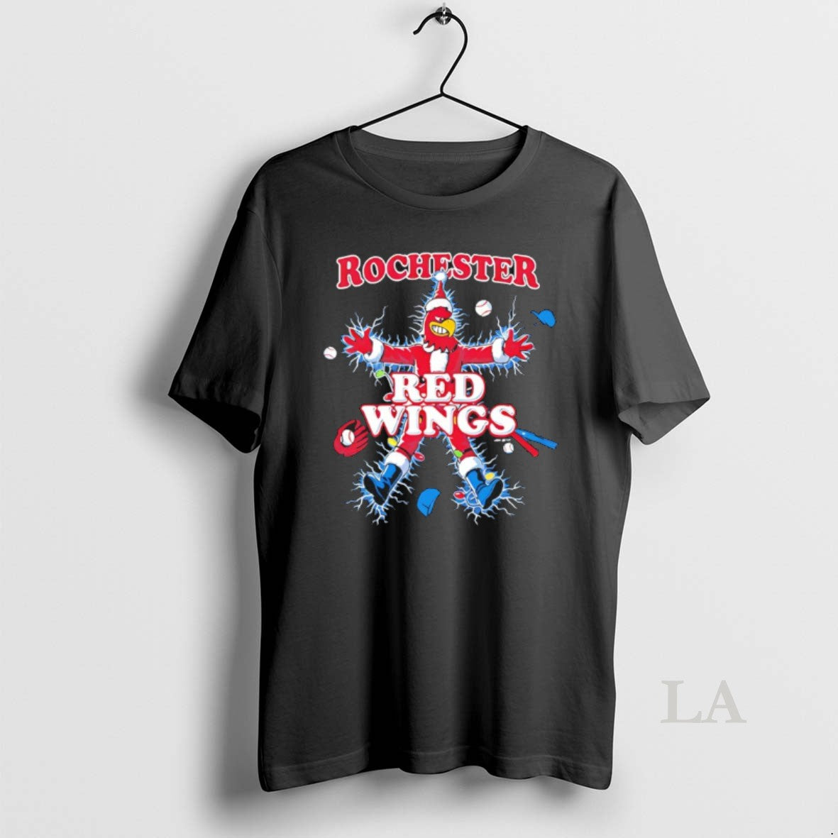 Original Rochester Red Wings The Holiday Christmas Mascot T-Shirts, Hoodie, Sweatshirt | InkThreadWorks.com
