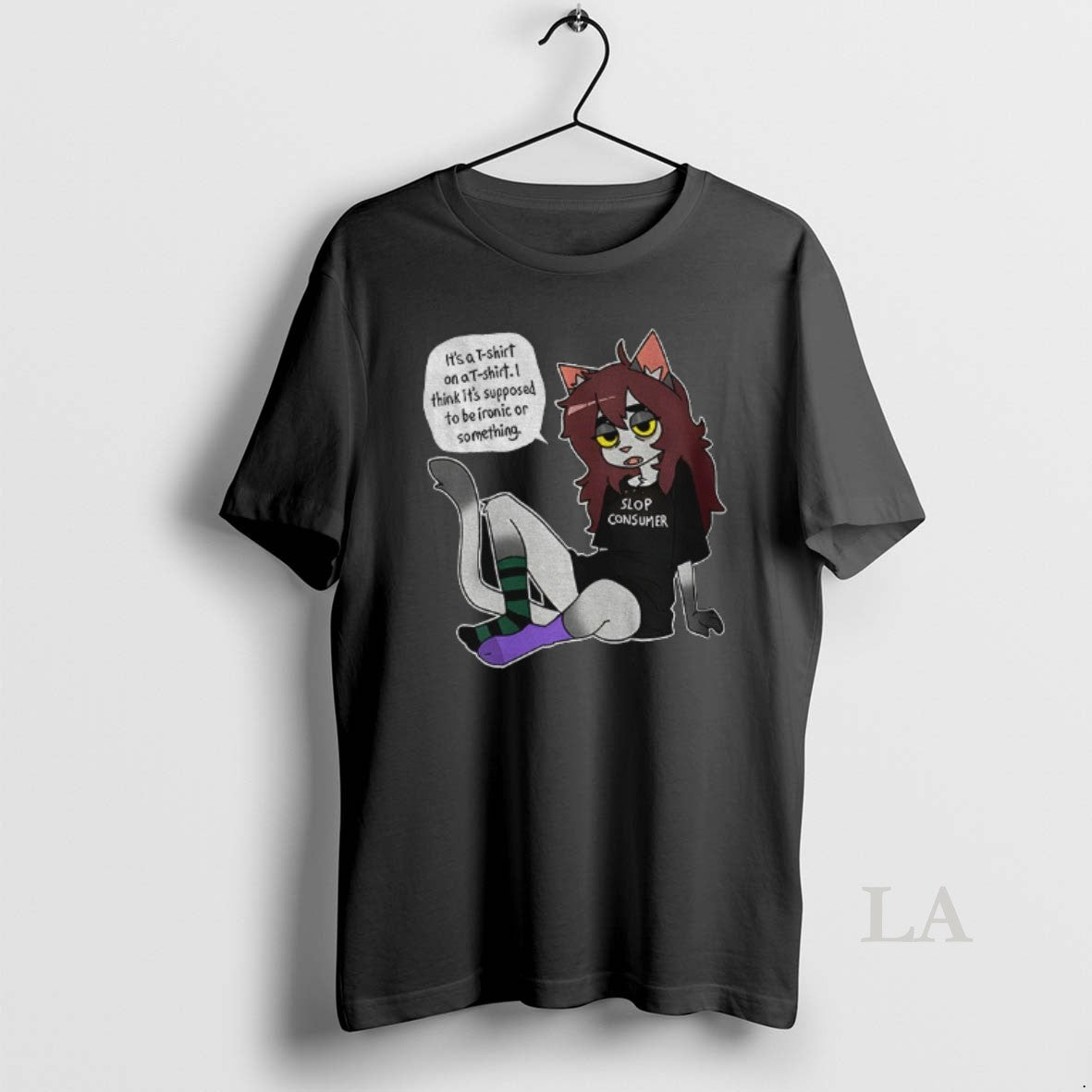 Original Slop Consumer Its A On A I Think Its Supposed To Be Ironic Or T-Shirts, Hoodie, Sweatshirt | InkThreadWorks.com