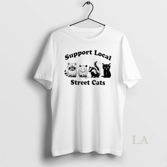Original Support Local Street Cats T-Shirts, Hoodie, Sweatshirt | InkThreadWorks.com