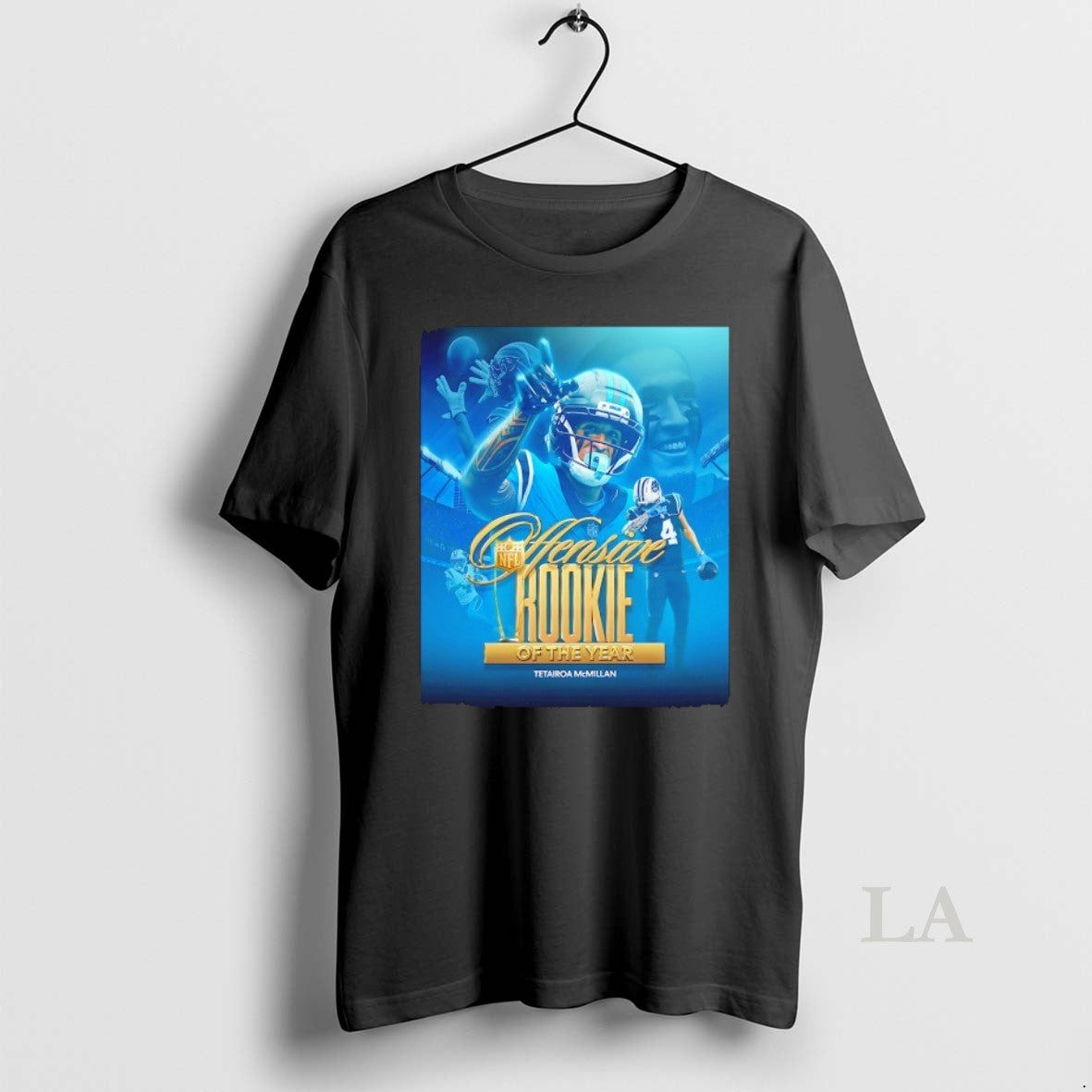 Original Tetairoa Mcmillan Wins Offensive Rookie Of The Year 2025 T-Shirts, Hoodie, Sweatshirt | InkThreadWorks.com