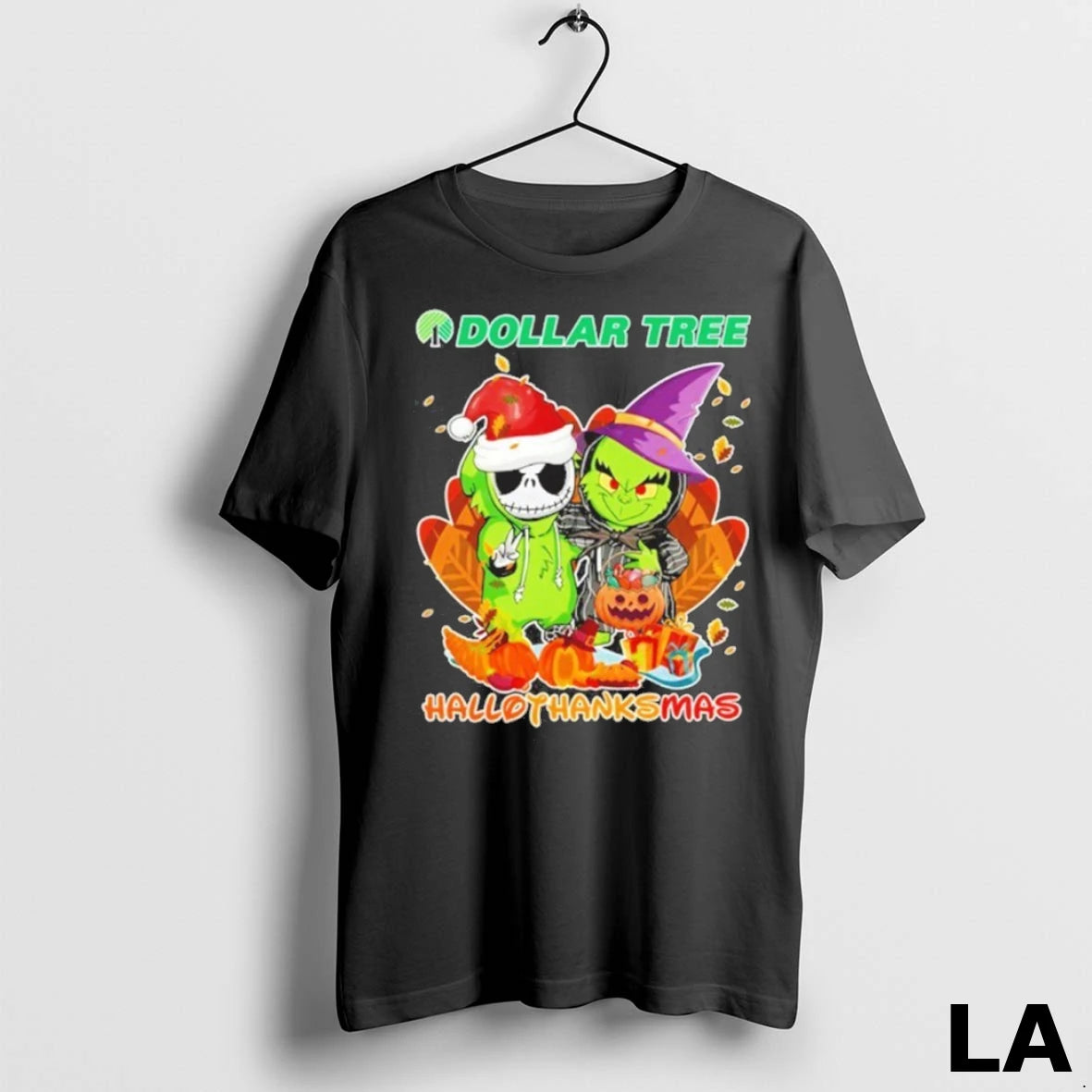 Original The Grinch And Santa Jack Dollar Tree Logo Hallothanksmas