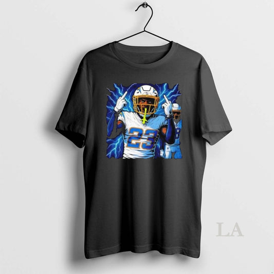Original Tony Jefferson Los Angeles Chargers Middle Finger Long Sleve T-Shirts, Hoodie, Sweatshirt | InkThreadWorks.com