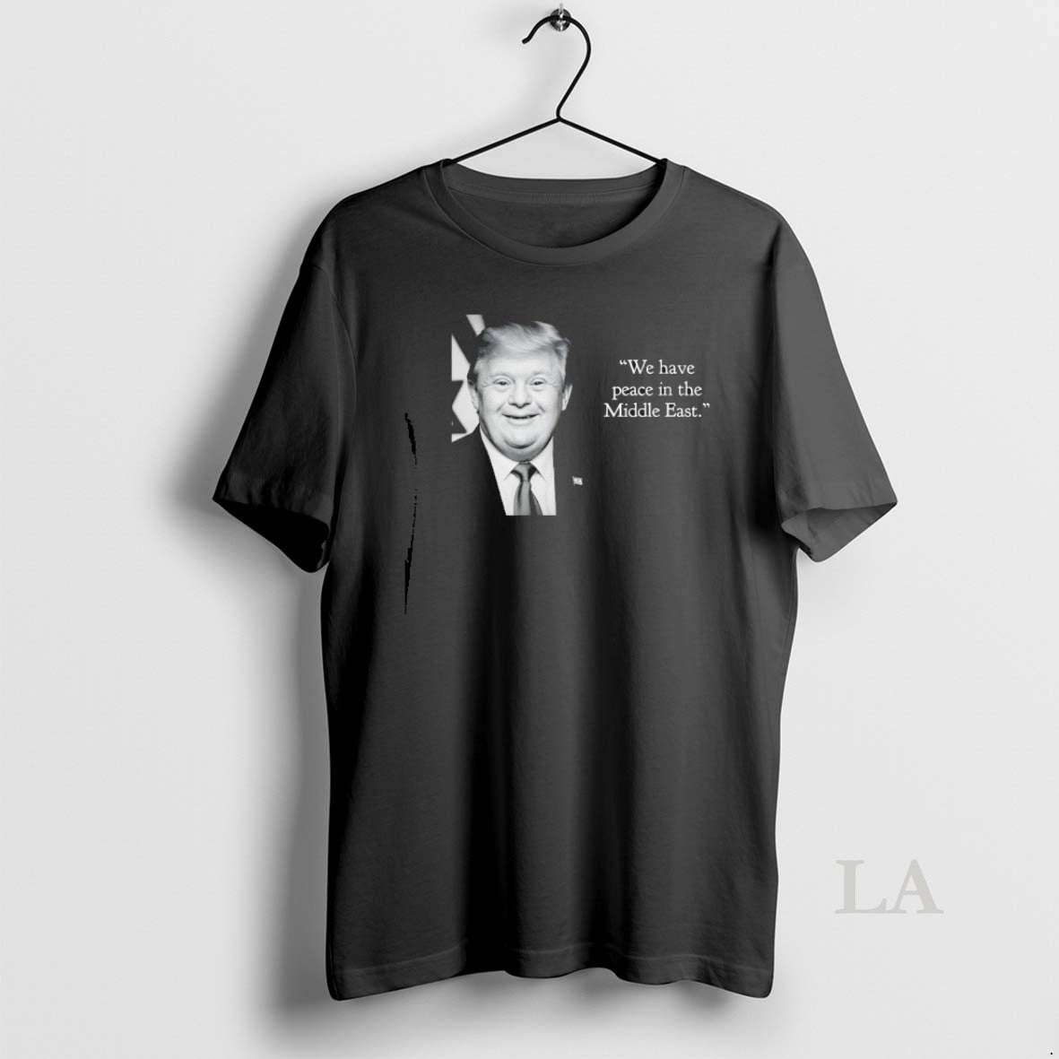 Original Trump Down Syndrome We Have Peace In The Middle East T-Shirts, Hoodie, Sweatshirt | InkThreadWorks.com