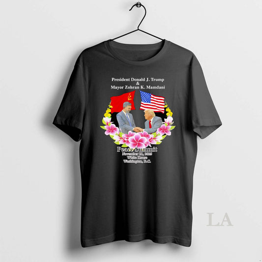 Original Trump And Zohran Mamdani Peace Summit T-Shirts, Hoodie, Sweatshirt | InkThreadWorks.com