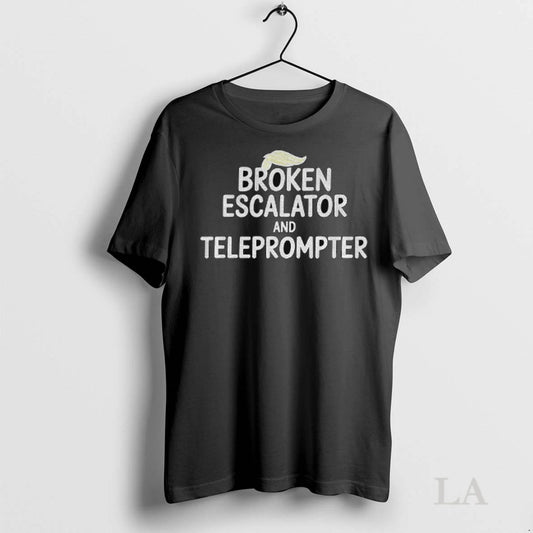 Original Trump Hair Broken Escalator And Teleprompter