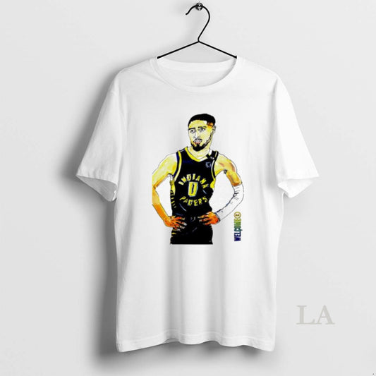 Original Tyrese Haliburton Indiana Pacers Basketball Player Wall T-Shirts, Hoodie, Sweatshirt | InkThreadWorks.com