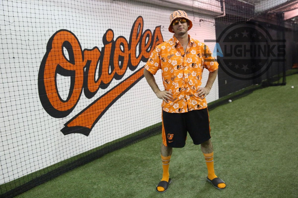 Orioles Hawaiian Shirt 2023 Giveaway Miguel Angel Gonzalez Outfit Cosplay All Over Printed Shorts