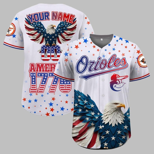 Orioles Independence Day Baseball Jersey 2025 - Grishko.com