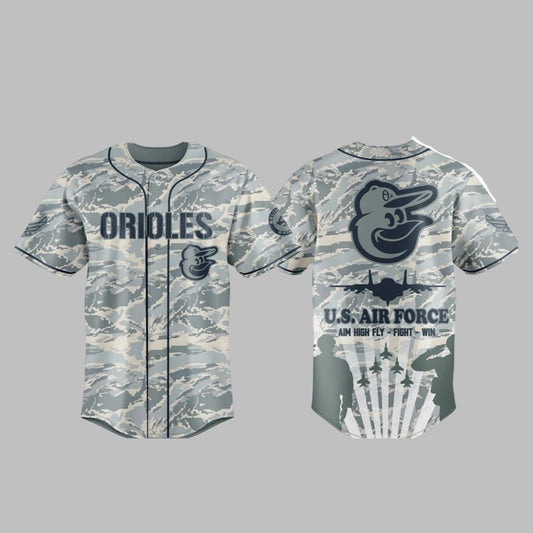 Orioles x Veteran U.S Air Force 2025 Baseball Jersey - Grishko.com