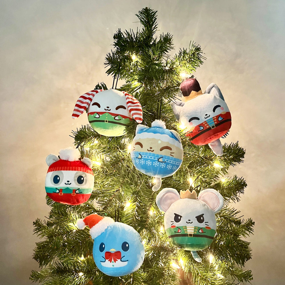 Lumberjack Panda Plushie Ornament